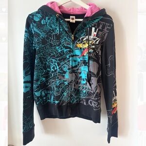 Ed Hardy vintage 2007 zip-up